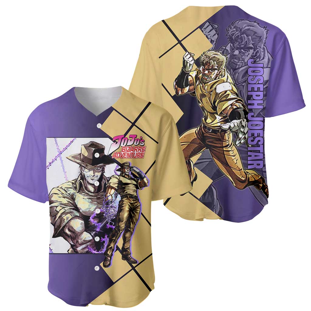 Joseph Joestar Hamon Strategic Battle Baseball Jersey Joseph Joestar Hamon Strategic Battle Baseball Jersey