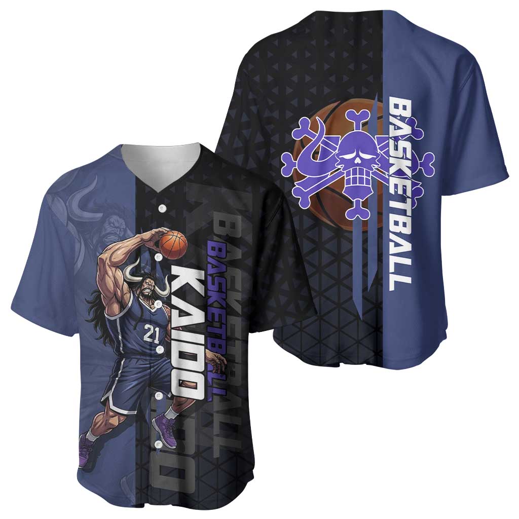 Kaido One Dragon Skull Emblem Baseball Jersey Kaido One Dragon Skull Emblem Baseball Jersey