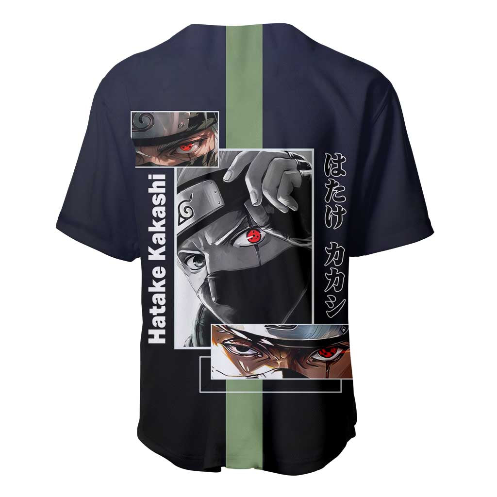 Kakashi Hatake Sharingan Eye Dynamic Baseball Jersey Kakashi Hatake Sharingan Eye Dynamic Baseball Jersey