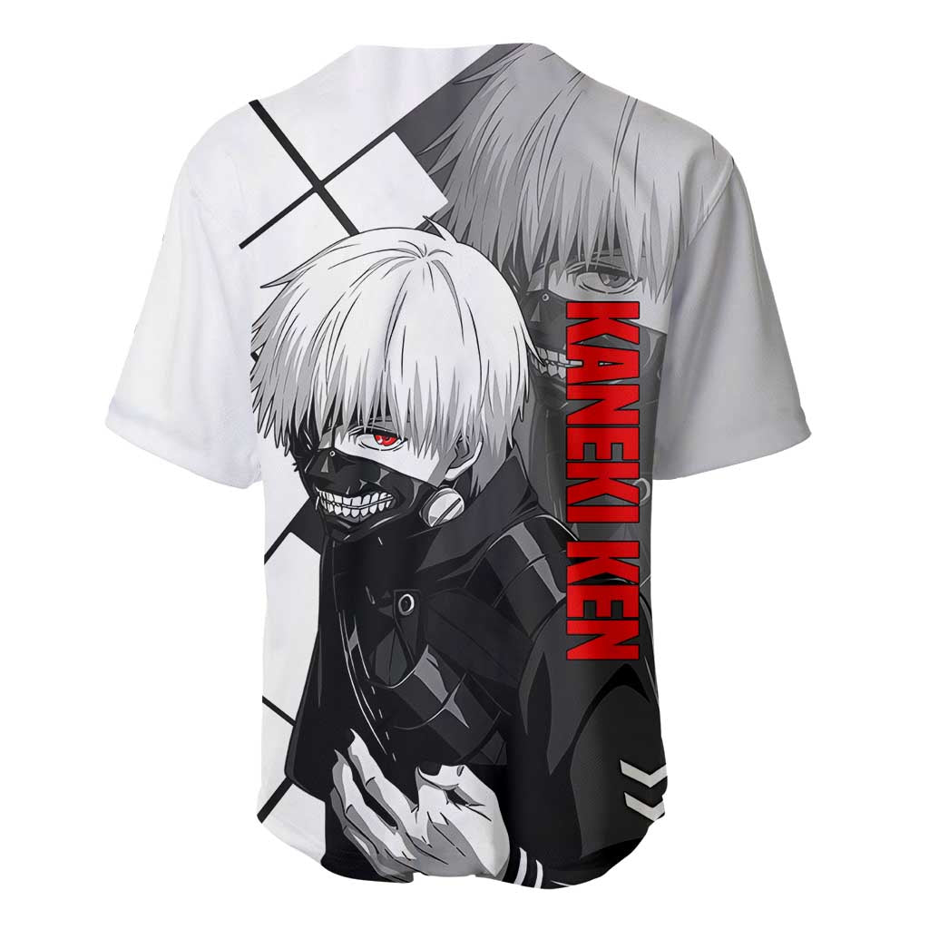 Kaneki Ken Masked Ghoul Dark Baseball Jersey Kaneki Ken Masked Ghoul Dark Baseball Jersey