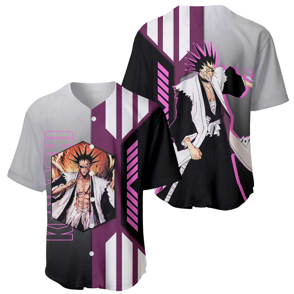 Kenpachi Zaraki Sword Battle Ready Baseball Jersey Kenpachi Zaraki Sword Battle Ready Baseball Jersey