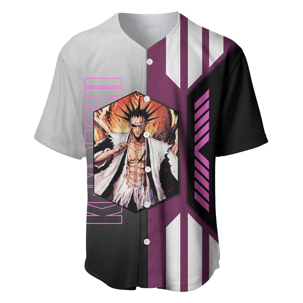 Kenpachi Zaraki Sword Battle Ready Baseball Jersey Kenpachi Zaraki Sword Battle Ready Baseball Jersey