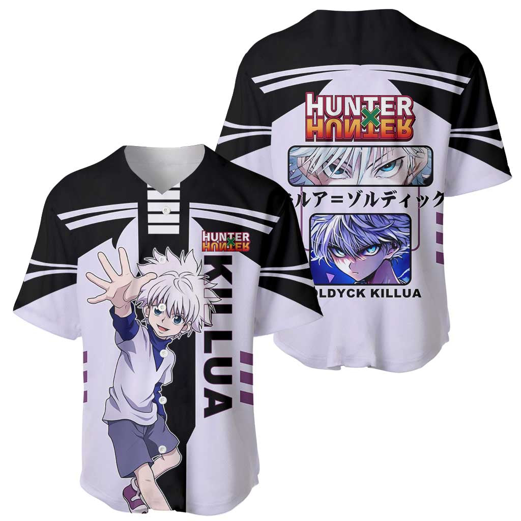 Killua Zoldyck Lightning Agile Combat Baseball Jersey Killua Zoldyck Lightning Agile Combat Baseball Jersey