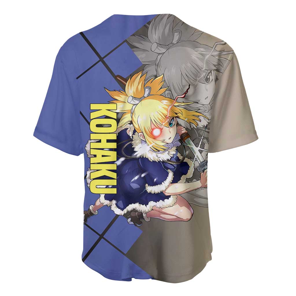 Kohaku Dr Combat Stance Brave Baseball Jersey Kohaku Dr Combat Stance Brave Baseball Jersey
