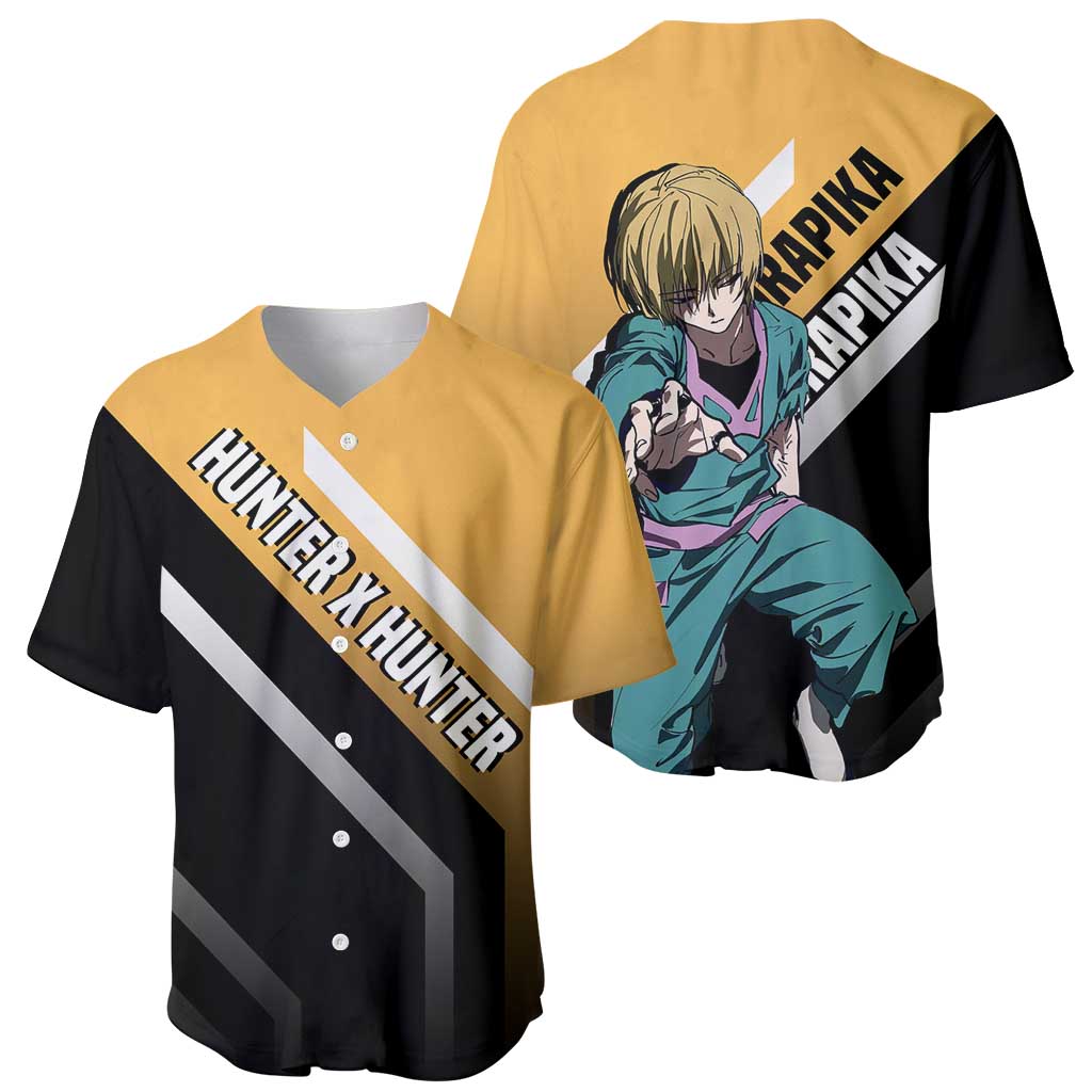 Kurapika Chain Weapon Focused Baseball Jersey Kurapika Chain Weapon Focused Baseball Jersey