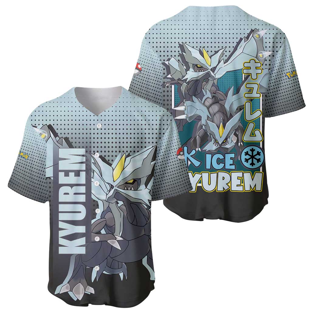 Kyurem Ice Ability Powerful Baseball Jersey Kyurem Ice Ability Powerful Baseball Jersey