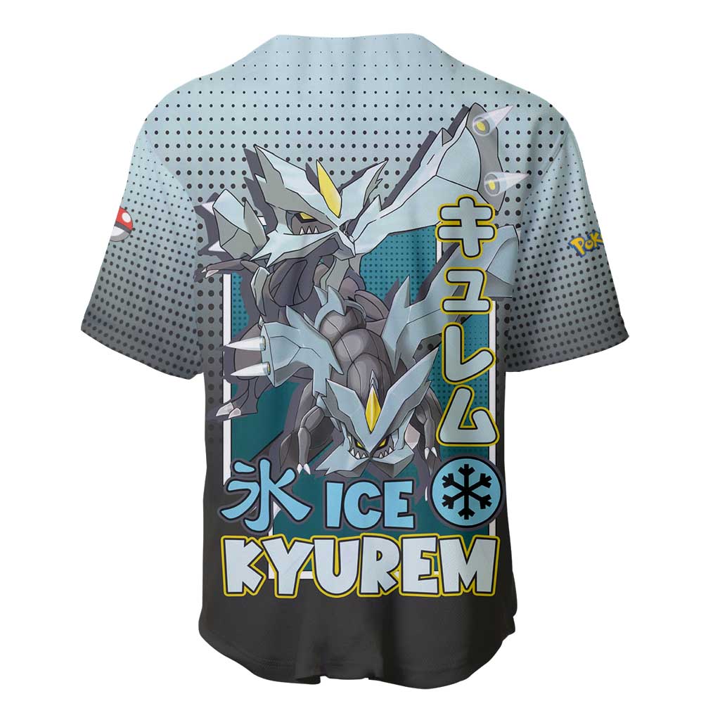 Kyurem Ice Ability Powerful Baseball Jersey Kyurem Ice Ability Powerful Baseball Jersey