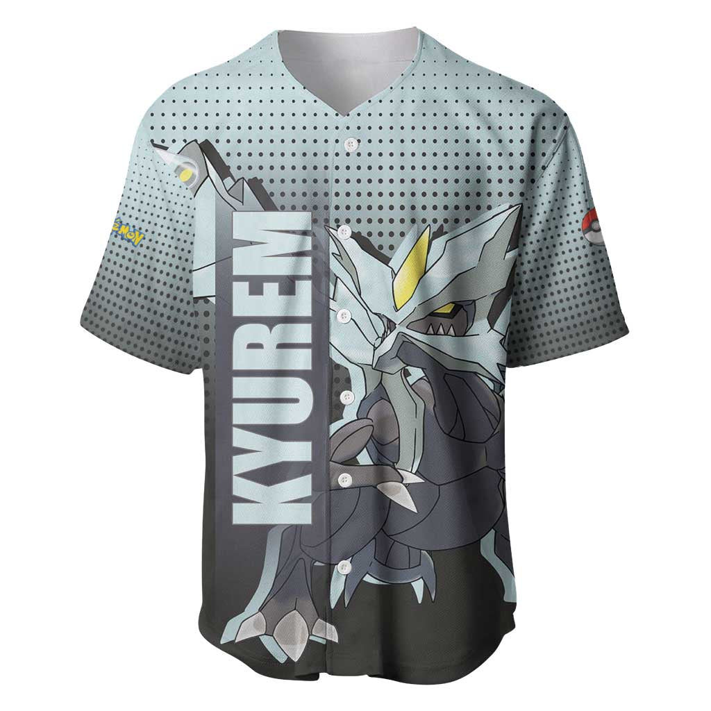 Kyurem Ice Ability Powerful Baseball Jersey Kyurem Ice Ability Powerful Baseball Jersey