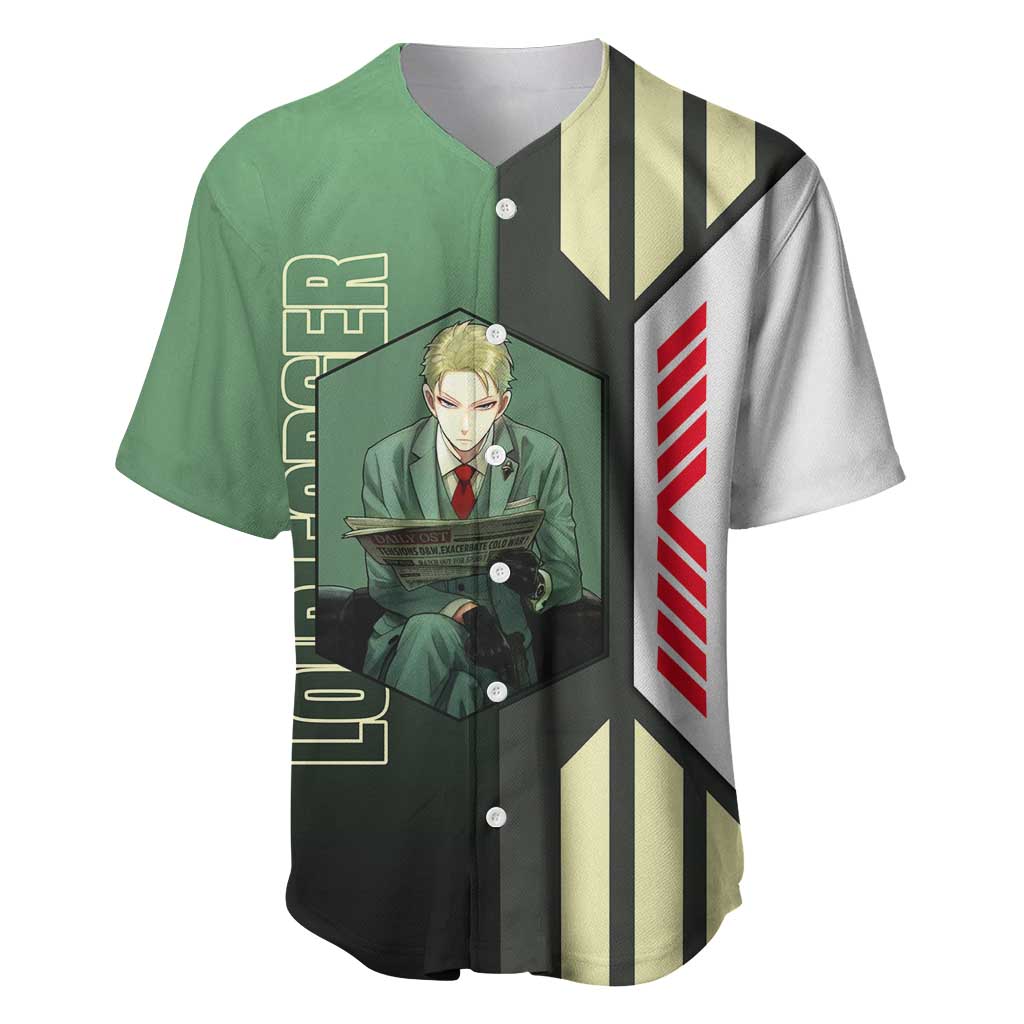 Loid Forger Cool Posing Baseball Jersey Loid Forger Cool Posing Baseball Jersey