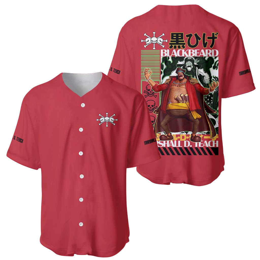 Marshall D Teach Japan Baseball Jersey Marshall D Teach Japan Baseball Jersey