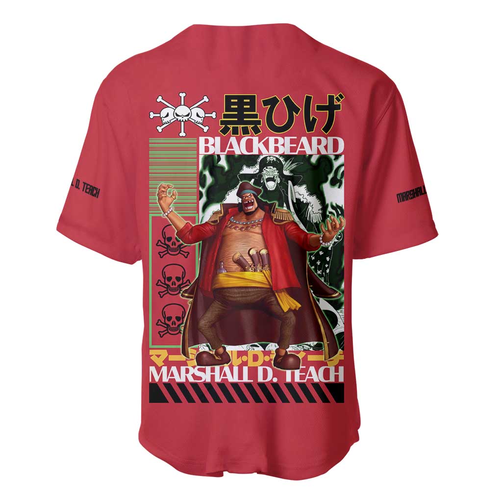 Marshall D Teach Japan Baseball Jersey Marshall D Teach Japan Baseball Jersey