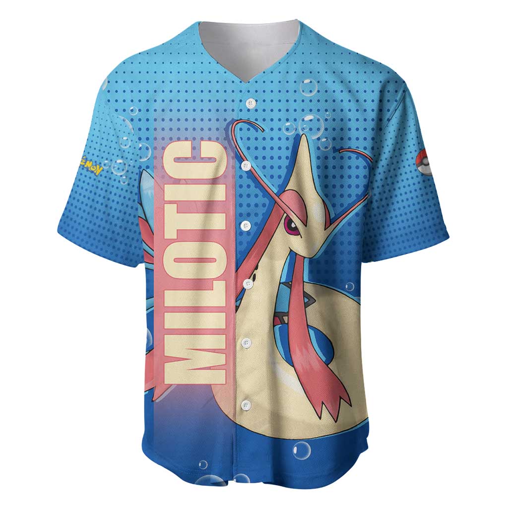 Milotic Water Ability Graceful Baseball Jersey Milotic Water Ability Graceful Baseball Jersey