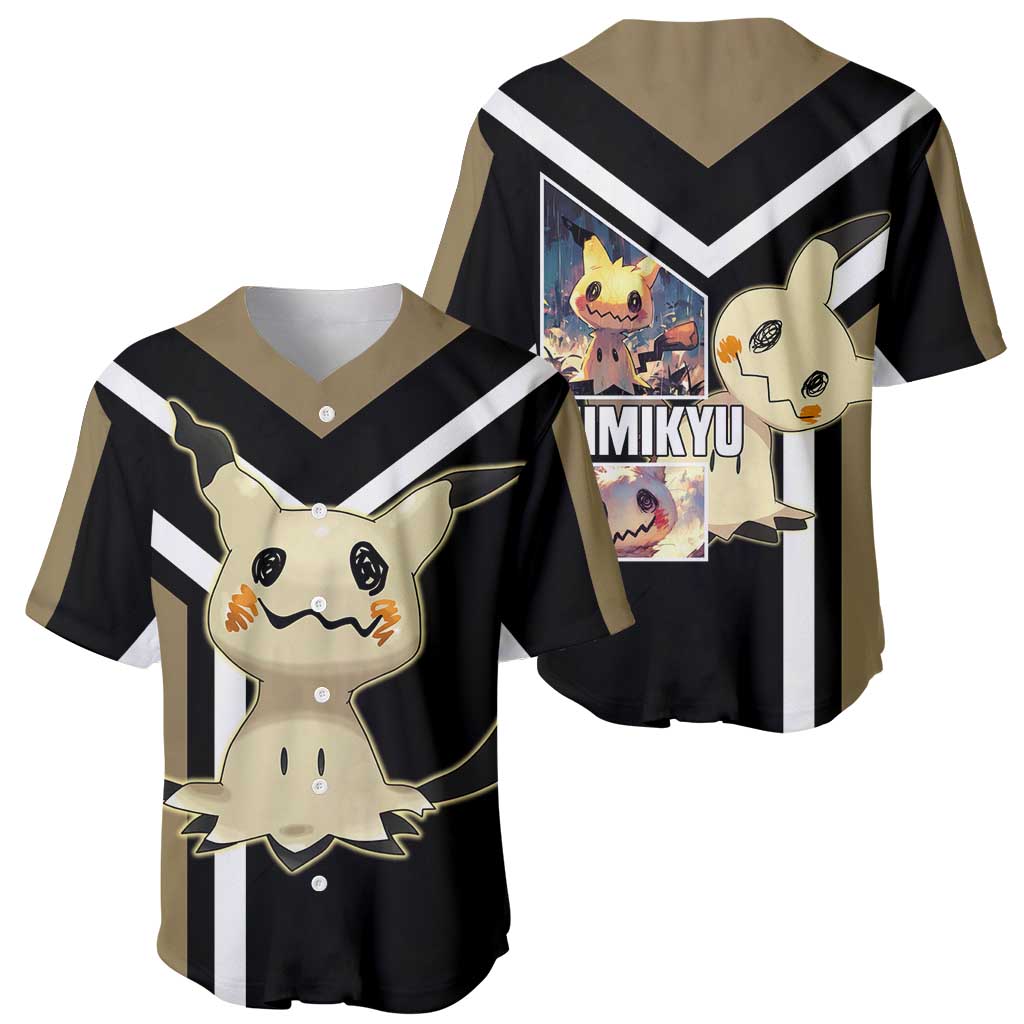 Mimikyu Ghost Fairy Cute Baseball Jersey Mimikyu Ghost Fairy Cute Baseball Jersey