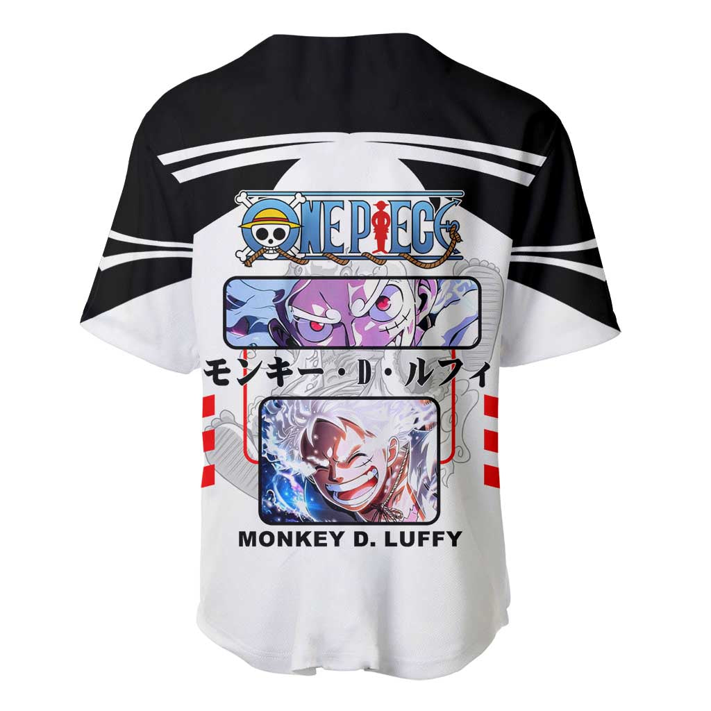 Monkey D Luffy Gear Stretching Baseball Jersey Monkey D Luffy Gear Stretching Baseball Jersey