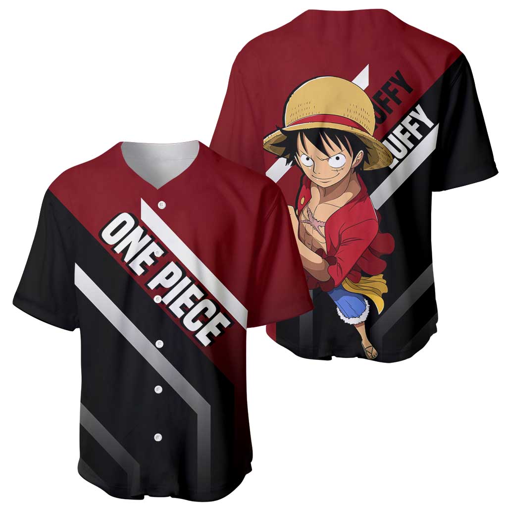 Monkey D Luffy Straw Hat Baseball Jersey Monkey D Luffy Straw Hat Baseball Jersey