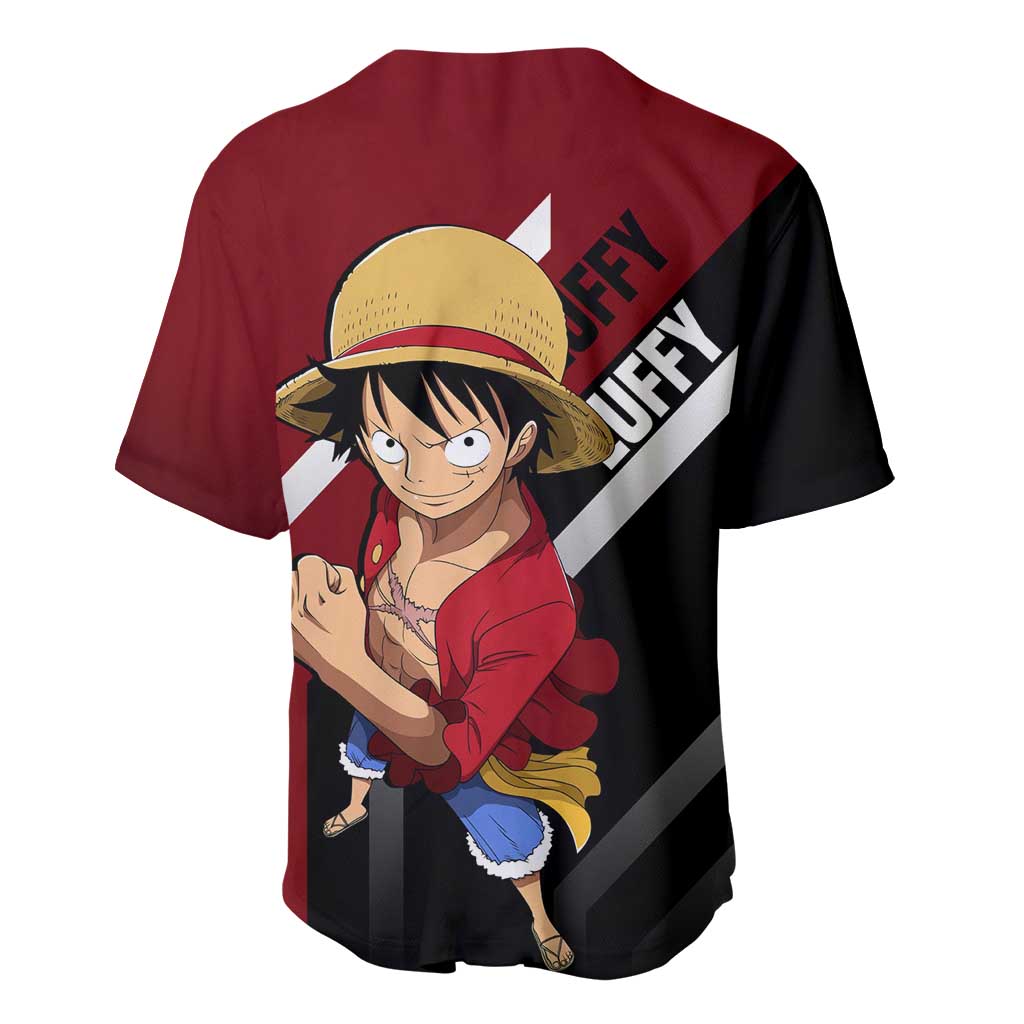 Monkey D Luffy Straw Hat Baseball Jersey Monkey D Luffy Straw Hat Baseball Jersey
