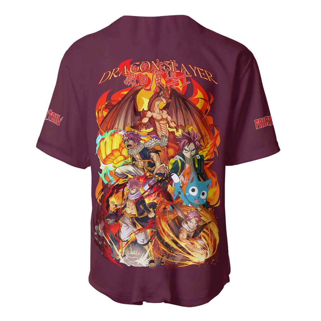 Natsu Dragneel Japan Baseball Jersey Natsu Dragneel Japan Baseball Jersey
