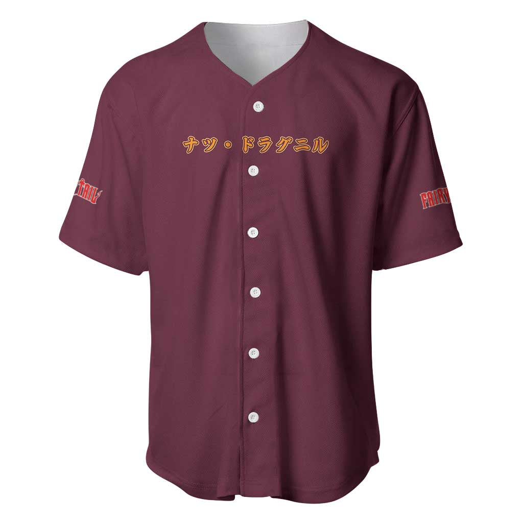 Natsu Dragneel Japan Baseball Jersey Natsu Dragneel Japan Baseball Jersey