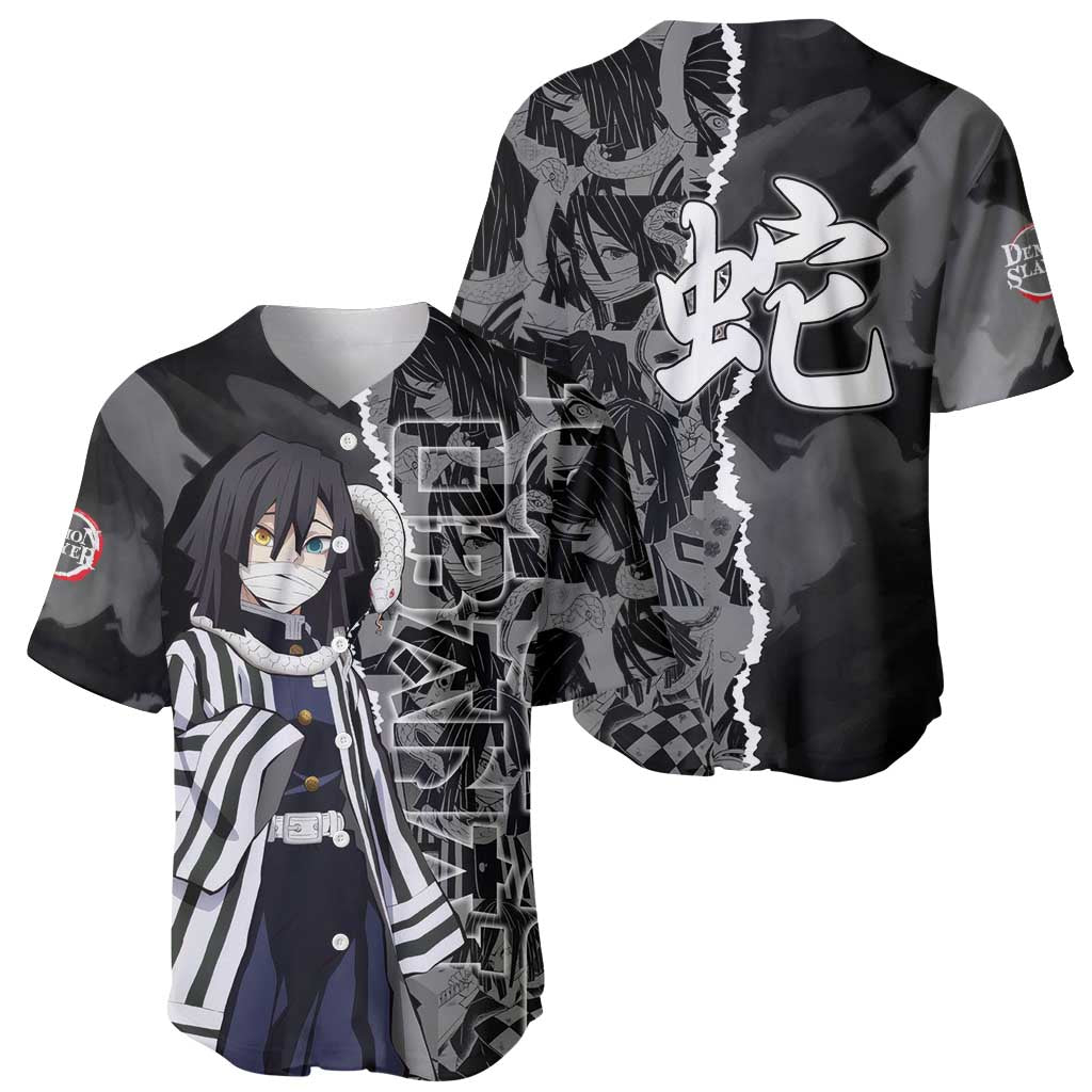 Obanai Iguro Serpent Hashira Sword Baseball Jersey Obanai Iguro Serpent Hashira Sword Baseball Jersey