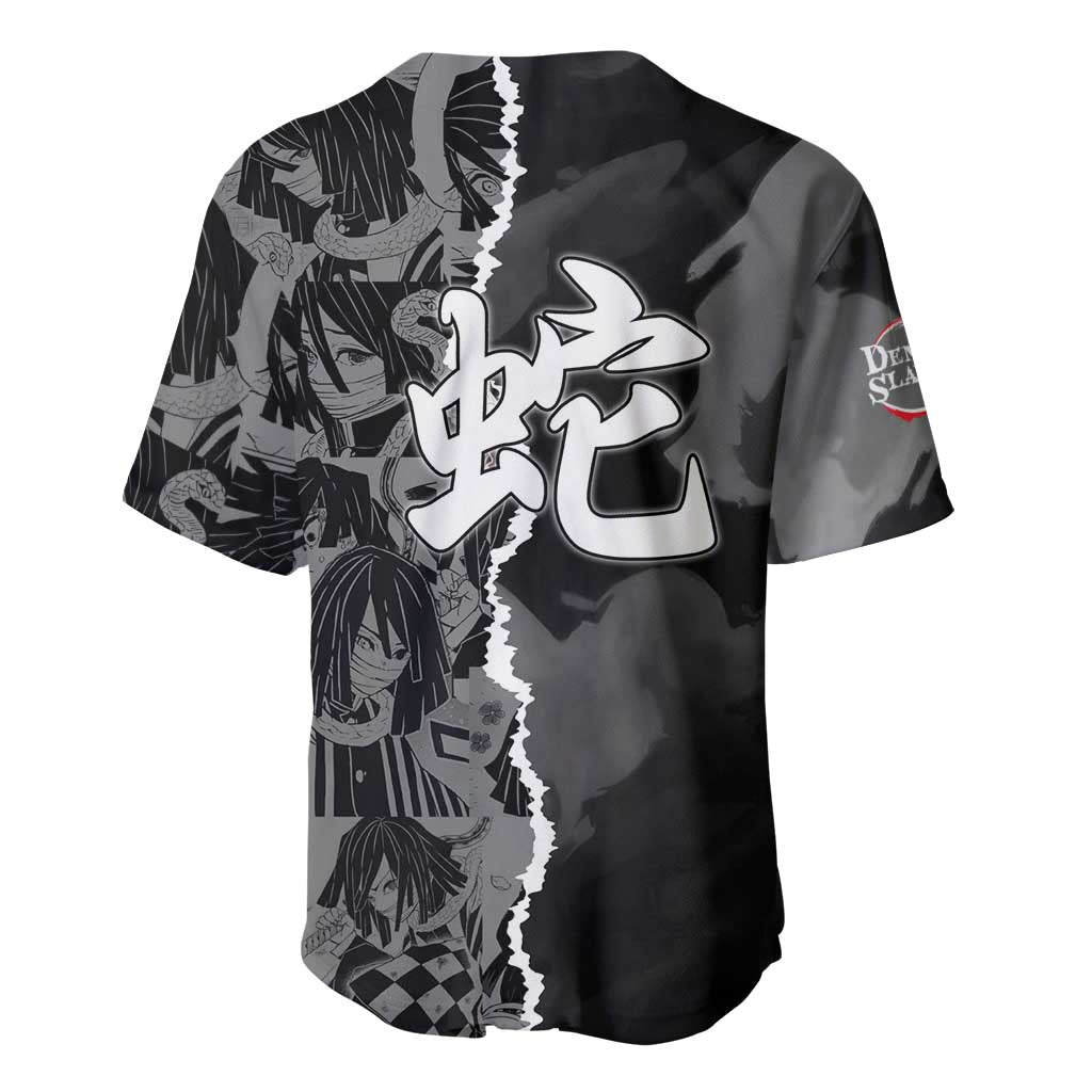 Obanai Iguro Serpent Hashira Sword Baseball Jersey Obanai Iguro Serpent Hashira Sword Baseball Jersey