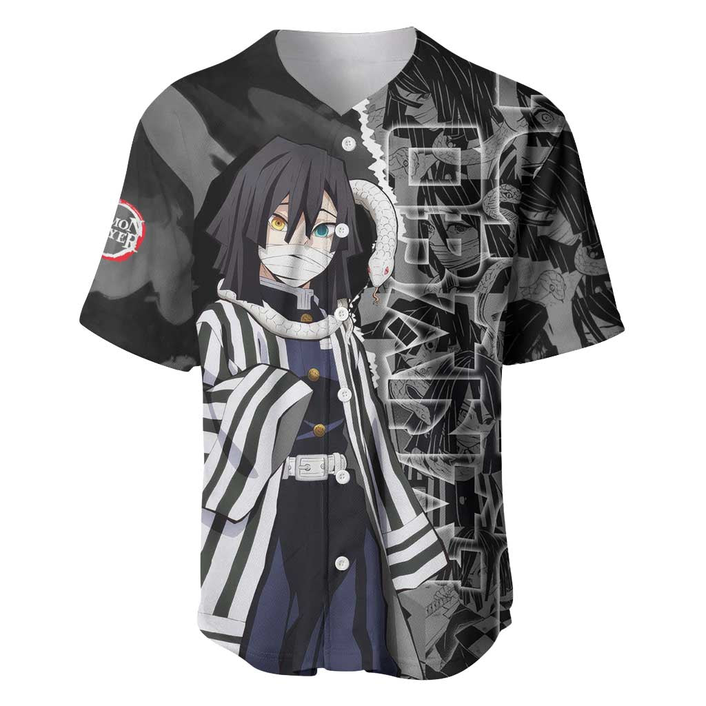 Obanai Iguro Serpent Hashira Sword Baseball Jersey Obanai Iguro Serpent Hashira Sword Baseball Jersey