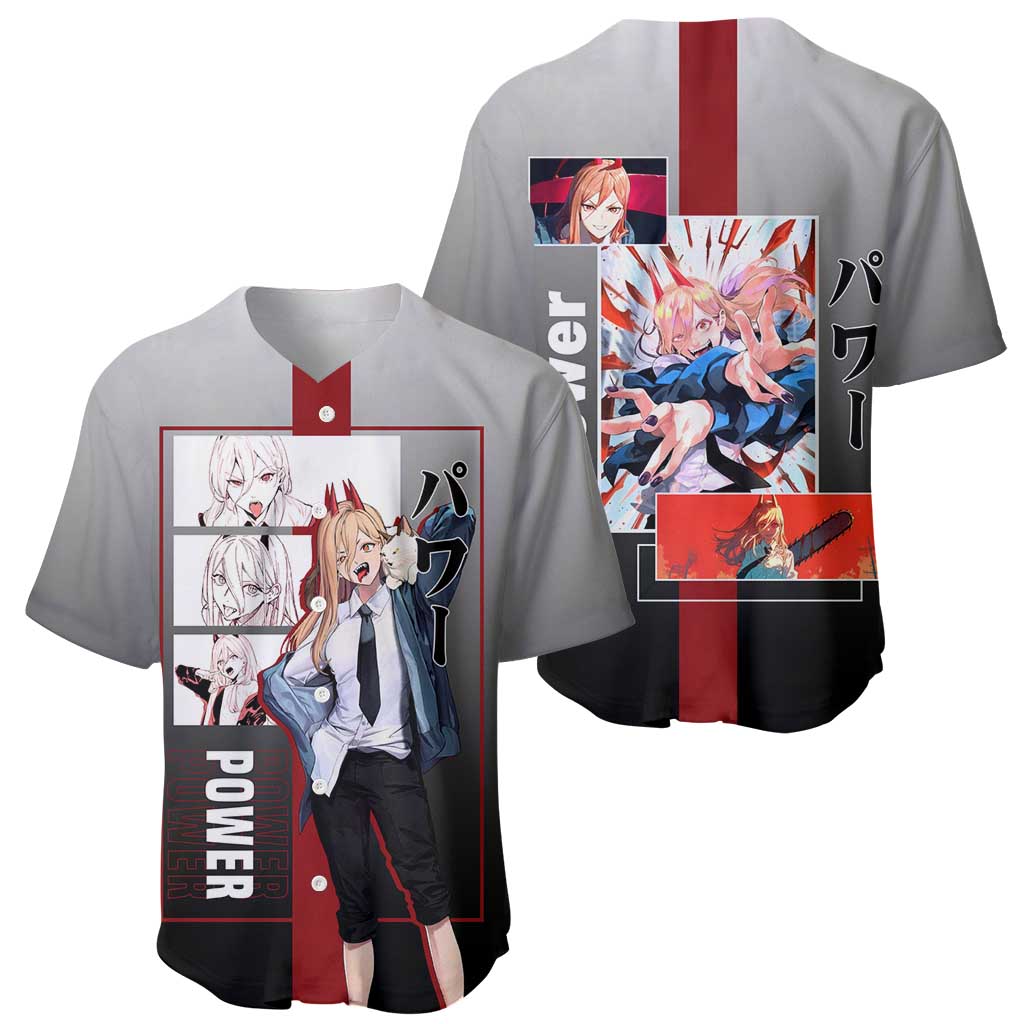 Power Devil Horns Playful Baseball Jersey Power Devil Horns Playful Baseball Jersey