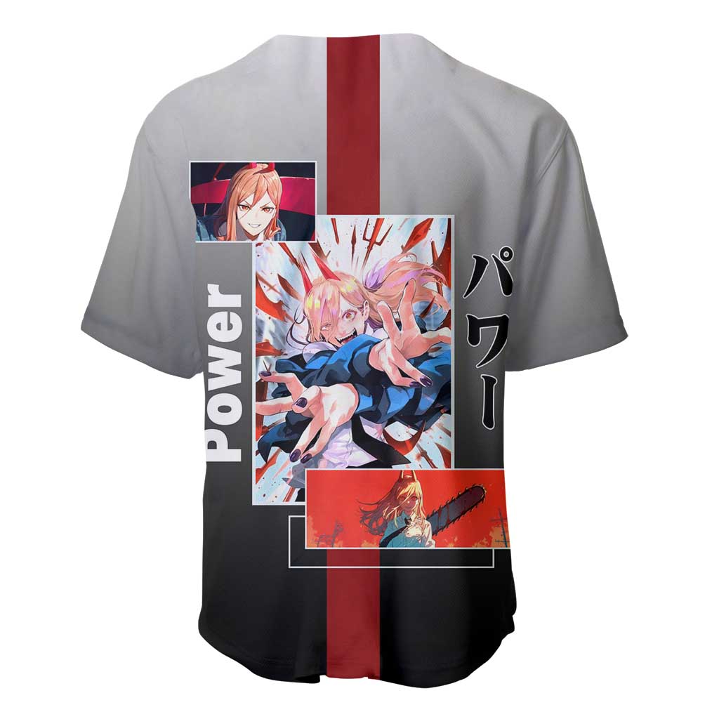 Power Devil Horns Playful Baseball Jersey Power Devil Horns Playful Baseball Jersey