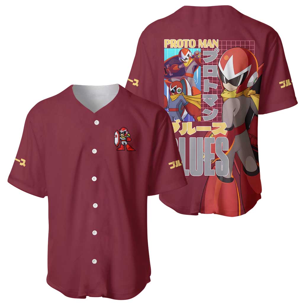 Proto Man Japan Baseball Jersey Proto Man Japan Baseball Jersey