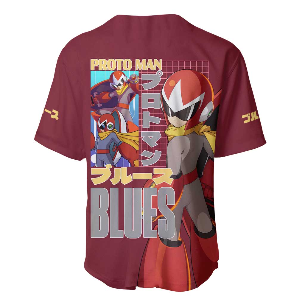 Proto Man Japan Baseball Jersey Proto Man Japan Baseball Jersey