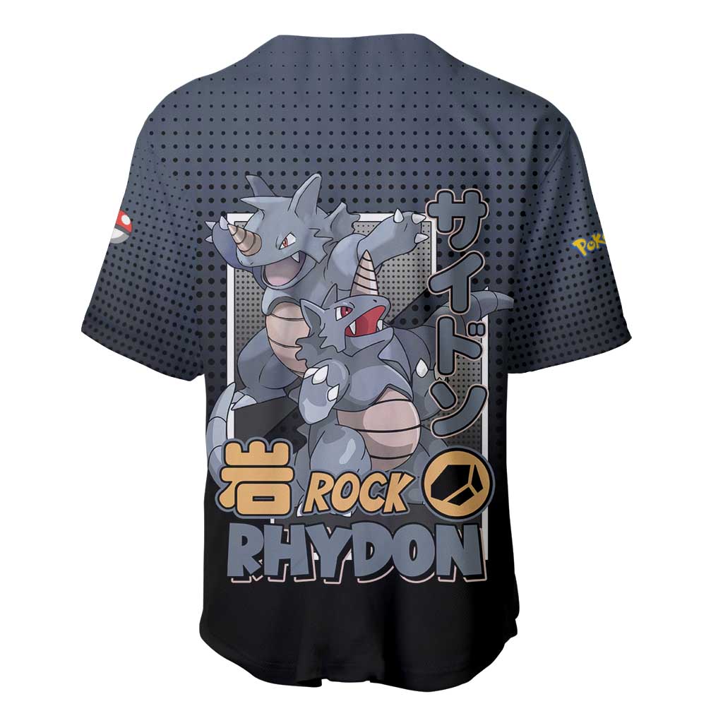 Rhydon Rock Battle Ready Baseball Jersey Rhydon Rock Battle Ready Baseball Jersey
