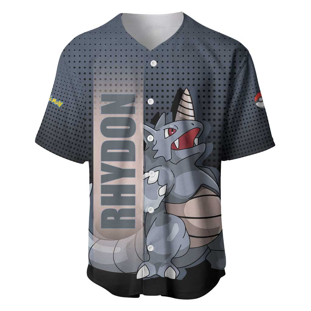 Rhydon Rock Battle Ready Baseball Jersey Rhydon Rock Battle Ready Baseball Jersey