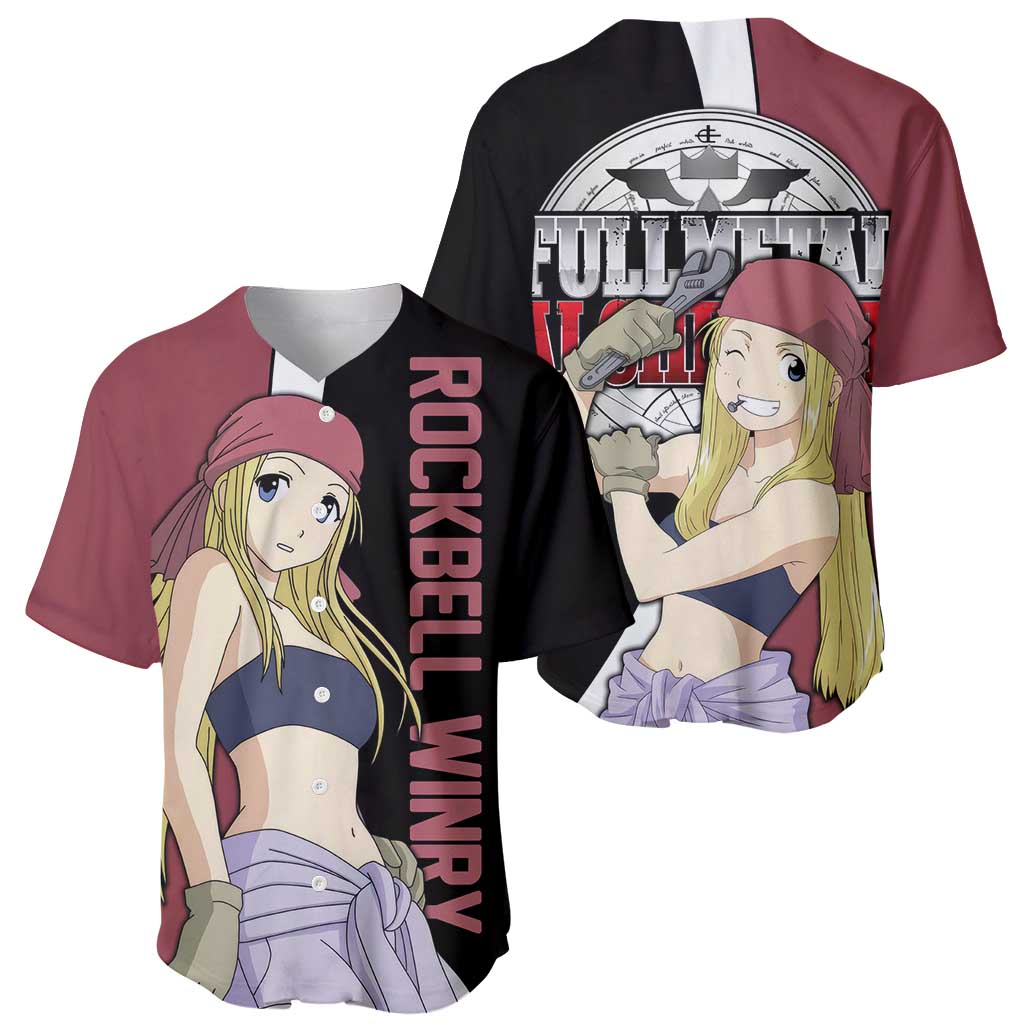 Rockbell Winry Baseball Jersey Rockbell Winry Baseball Jersey