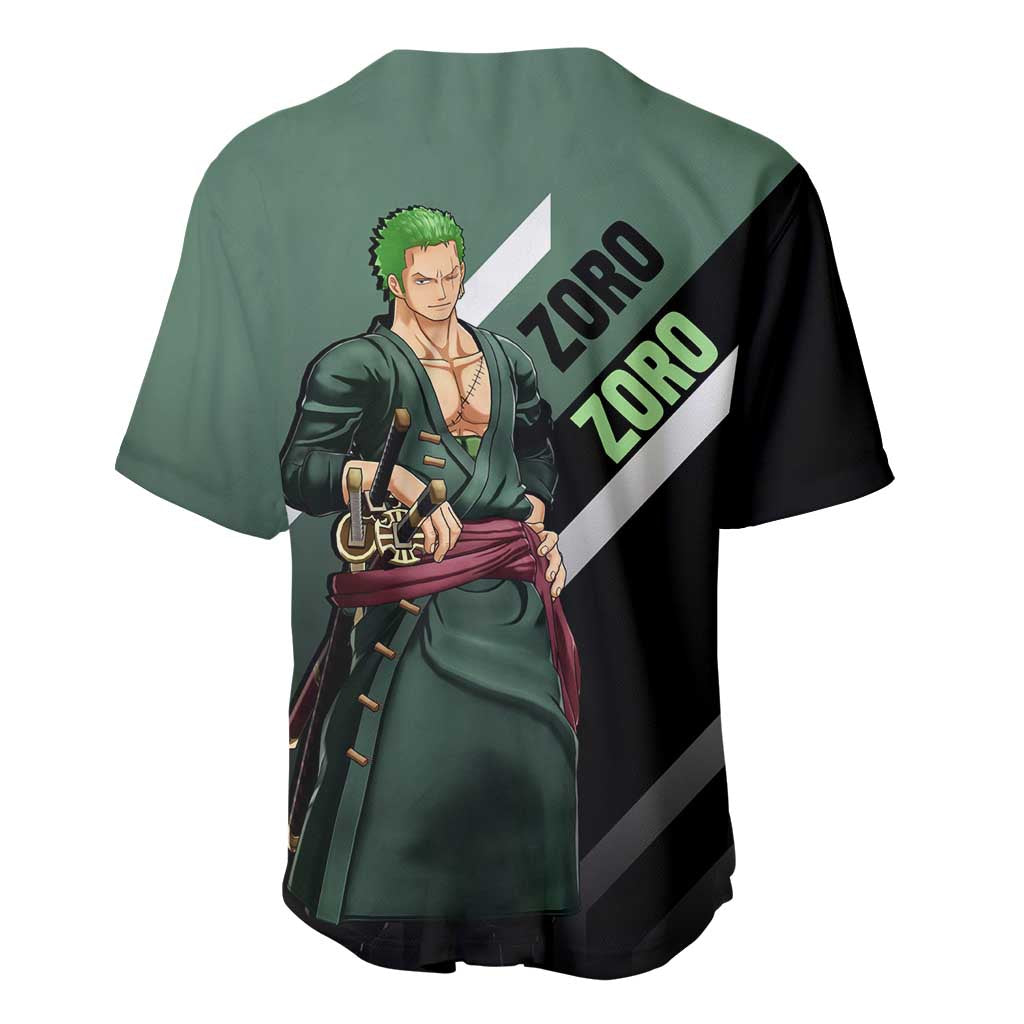 Roronoa Zoro Swords Fierce Battle Baseball Jersey Roronoa Zoro Swords Fierce Battle Baseball Jersey