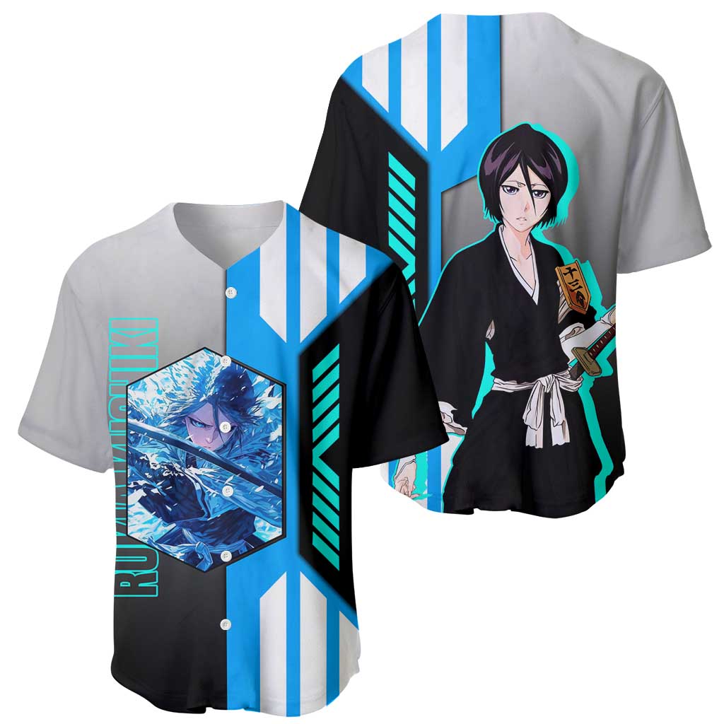 Rukia Kuchiki Sword Ice Powers Baseball Jersey Rukia Kuchiki Sword Ice Powers Baseball Jersey