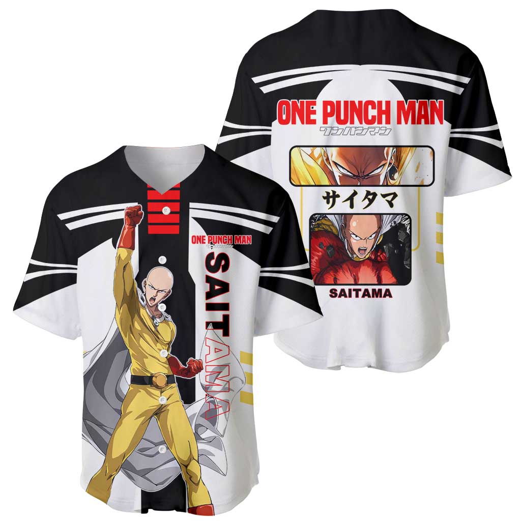 Saitama Bold Hero Minimalist Baseball Jersey Saitama Bold Hero Minimalist Baseball Jersey