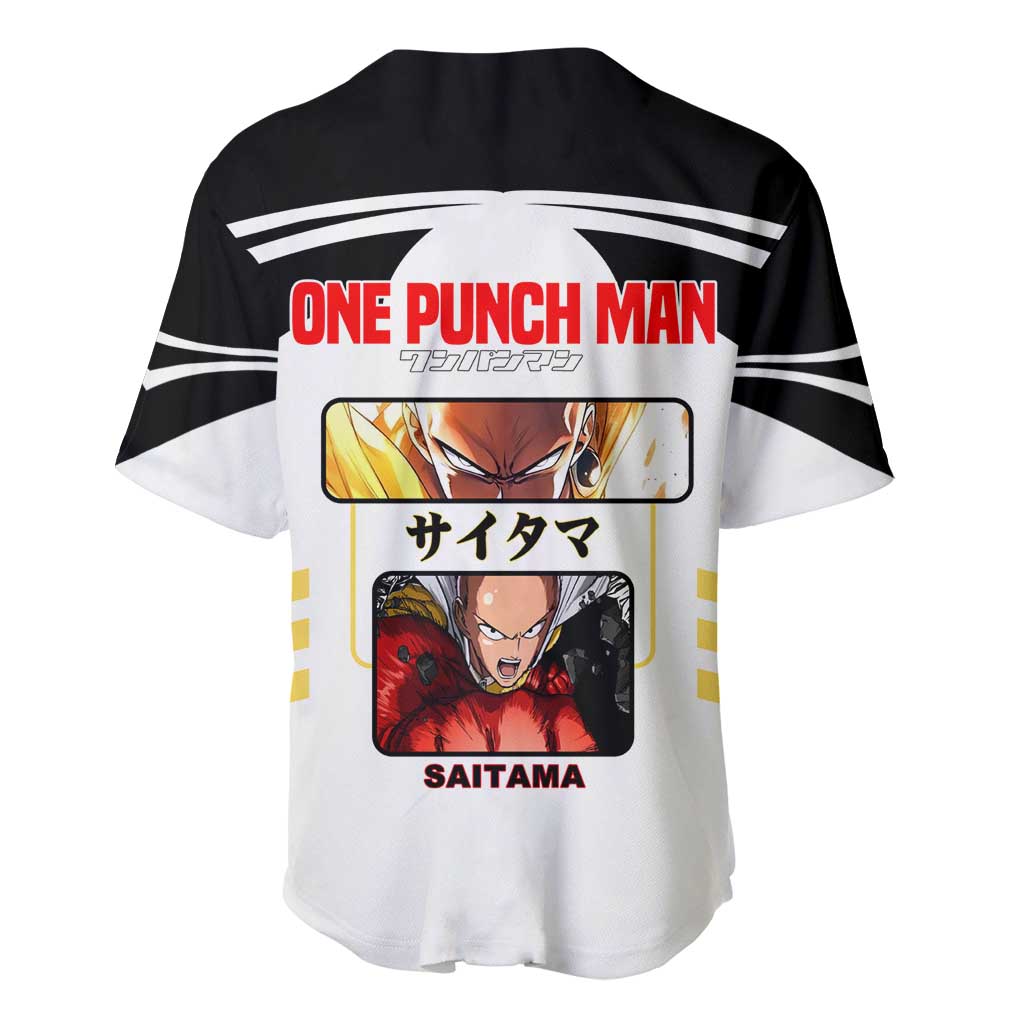 Saitama Bold Hero Minimalist Baseball Jersey Saitama Bold Hero Minimalist Baseball Jersey