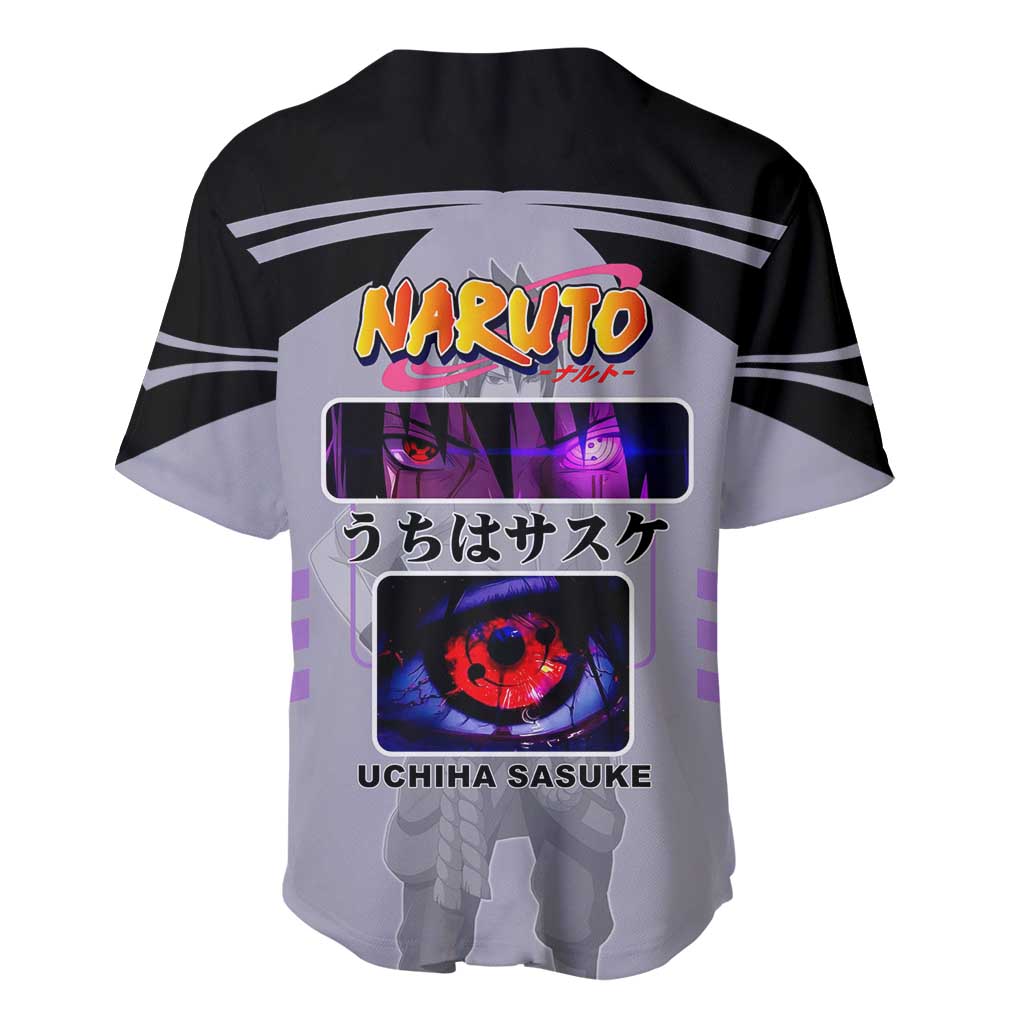 Sasuke Uchiha Rinnegan Chidori Lightning Baseball Jersey Sasuke Uchiha Rinnegan Chidori Lightning Baseball Jersey
