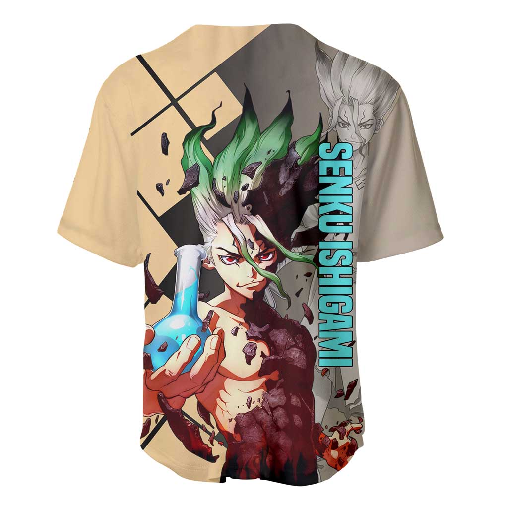 Senku Ishigami Science Experiment Innovative Baseball Jersey Senku Ishigami Science Experiment Innovative Baseball Jersey