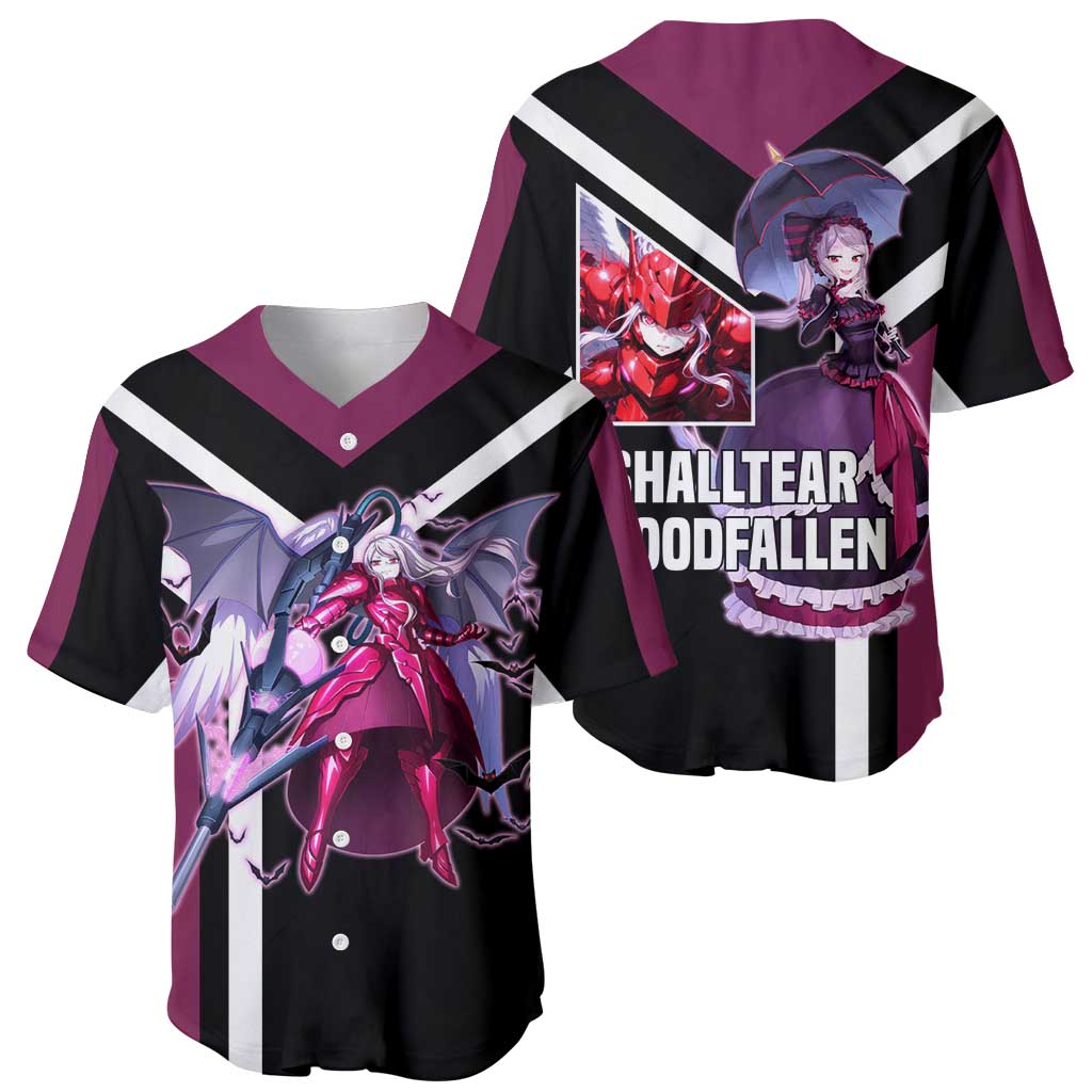 Shalltear Bloodfallen Vampire Dark Gothic Baseball Jersey Shalltear Bloodfallen Vampire Dark Gothic Baseball Jersey