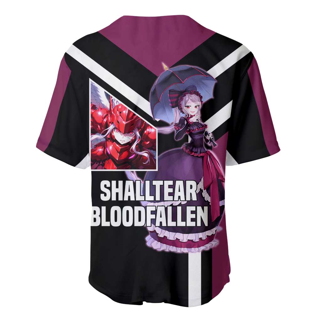 Shalltear Bloodfallen Vampire Dark Gothic Baseball Jersey Shalltear Bloodfallen Vampire Dark Gothic Baseball Jersey