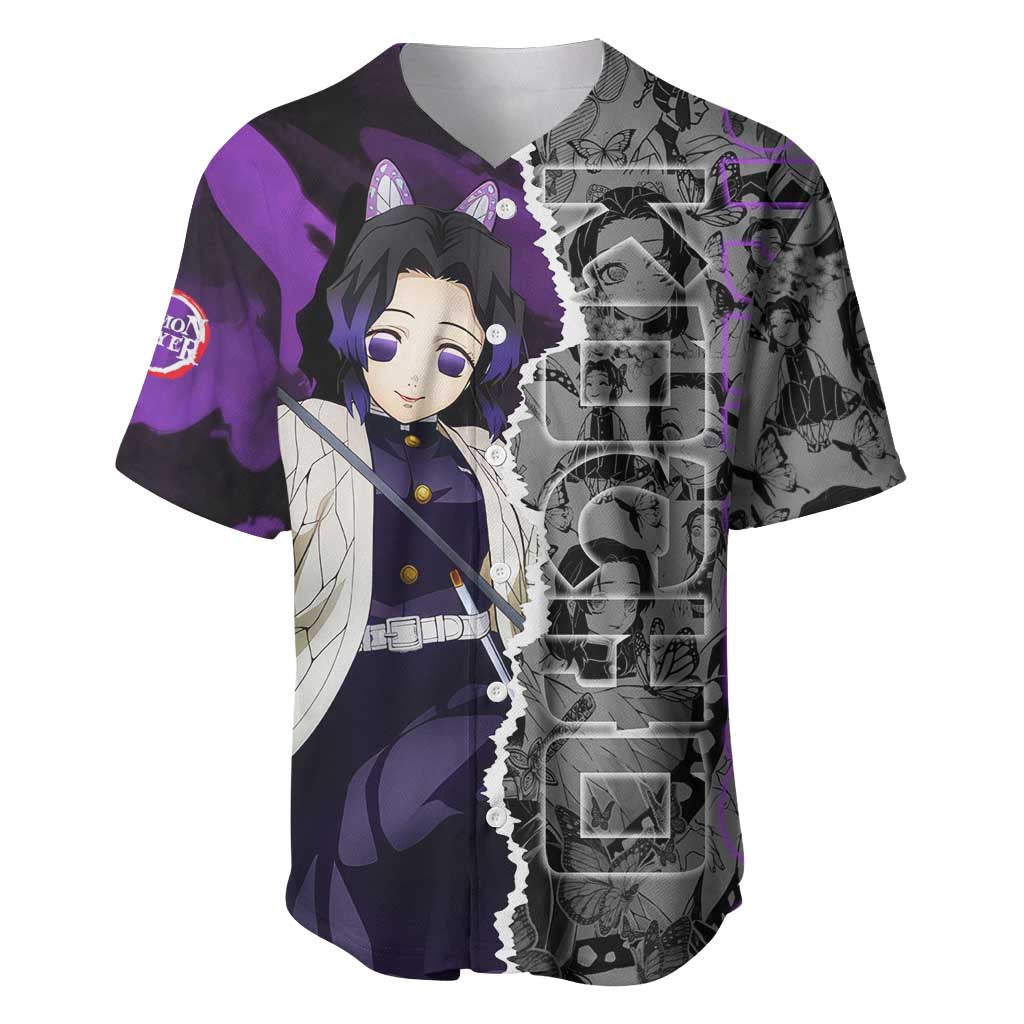 Shinobu Kocho Insect Hashira Sword Baseball Jersey Shinobu Kocho Insect Hashira Sword Baseball Jersey