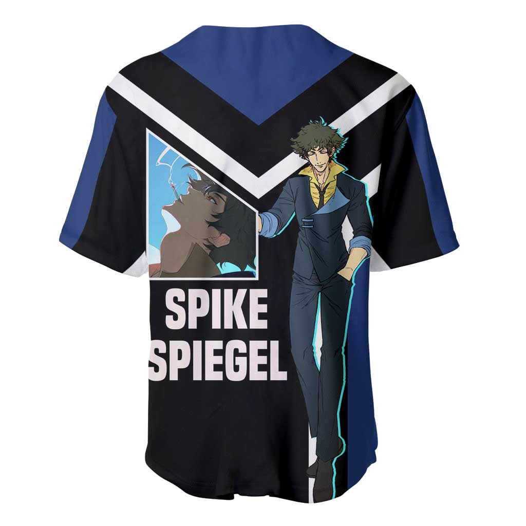 Spike Spiegel Cool Gun Stylish Baseball Jersey Spike Spiegel Cool Gun Stylish Baseball Jersey