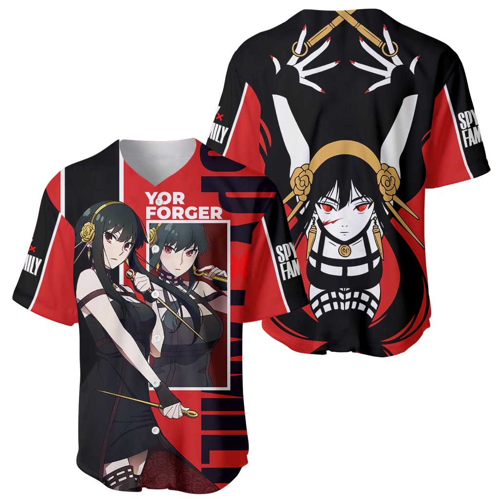 Spy X Family Assassin Outfit Baseball Jersey Spy X Family Assassin Outfit Baseball Jersey