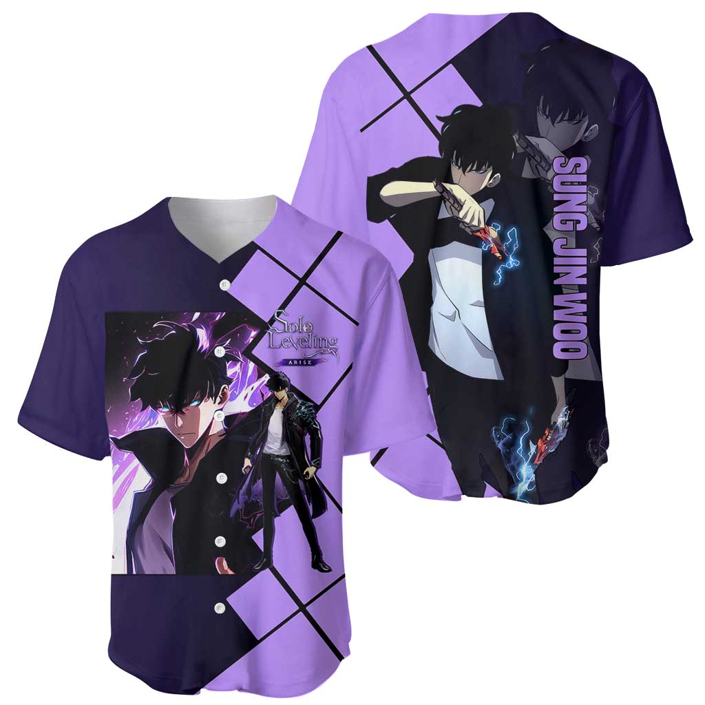 Sung Jinwoo Shadow Monarch Dark Baseball Jersey Sung Jinwoo Shadow Monarch Dark Baseball Jersey
