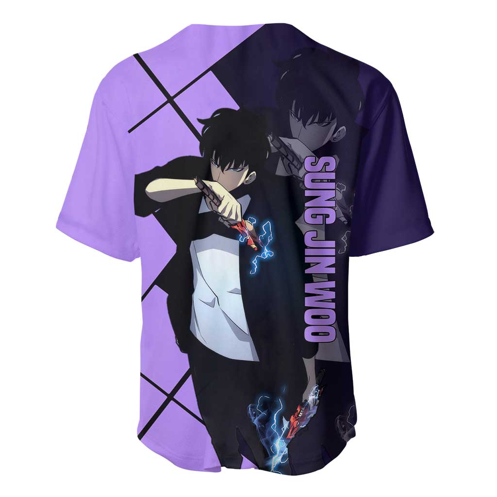 Sung Jinwoo Shadow Monarch Dark Baseball Jersey Sung Jinwoo Shadow Monarch Dark Baseball Jersey