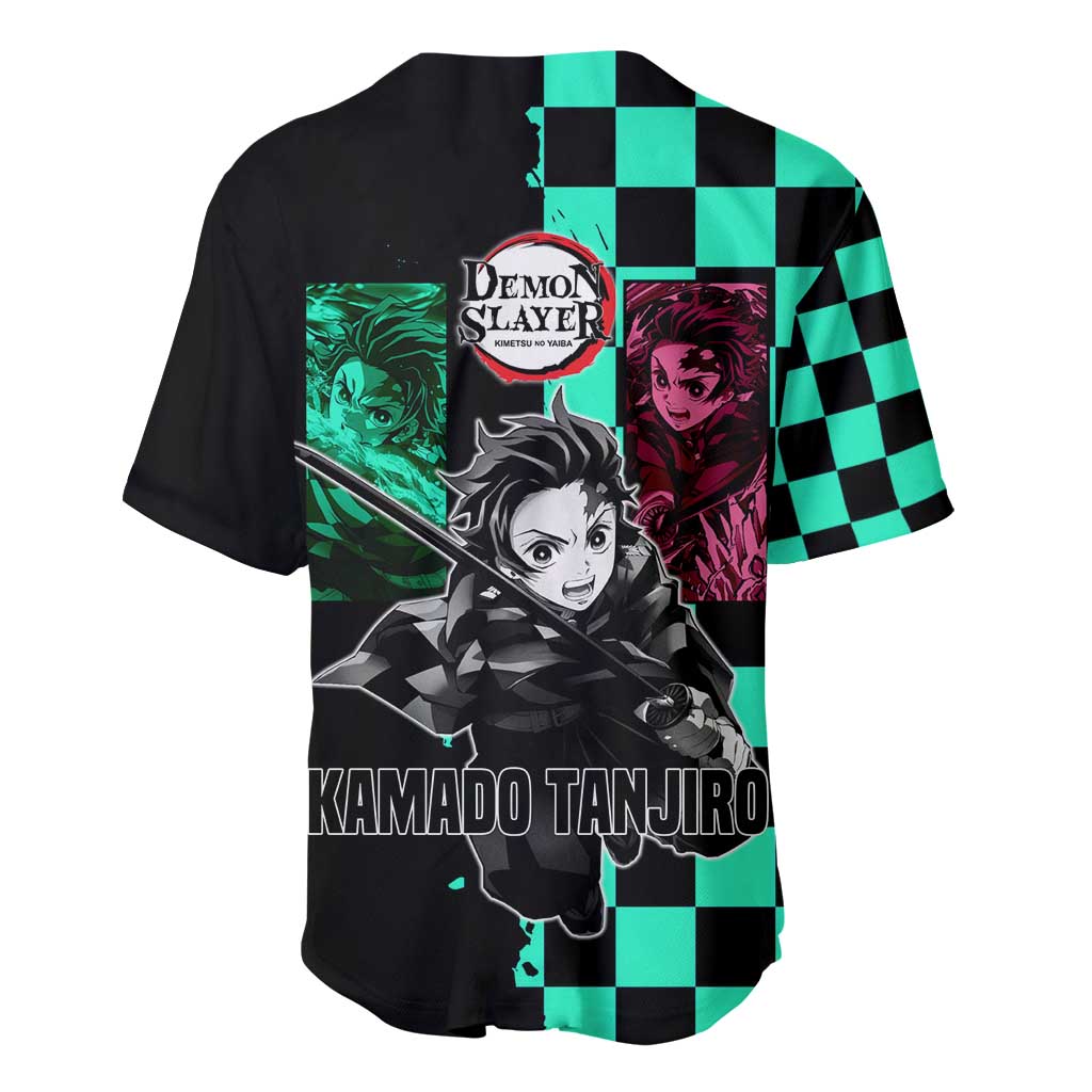 Tanjiro Kamado Water Breathing Baseball Jersey Tanjiro Kamado Water Breathing Baseball Jersey