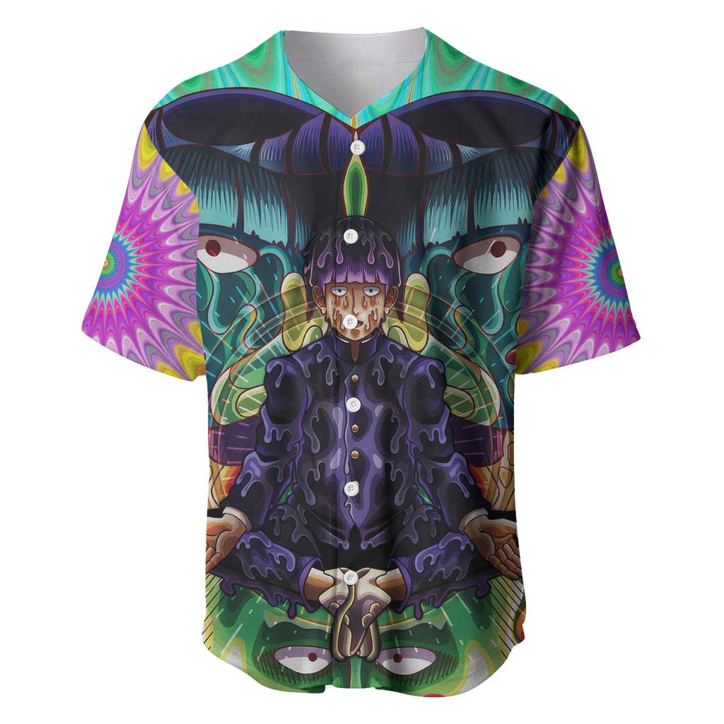 Trippy Meditating Trippy Mix Baseball Jersey Trippy Meditating Trippy Mix Baseball Jersey