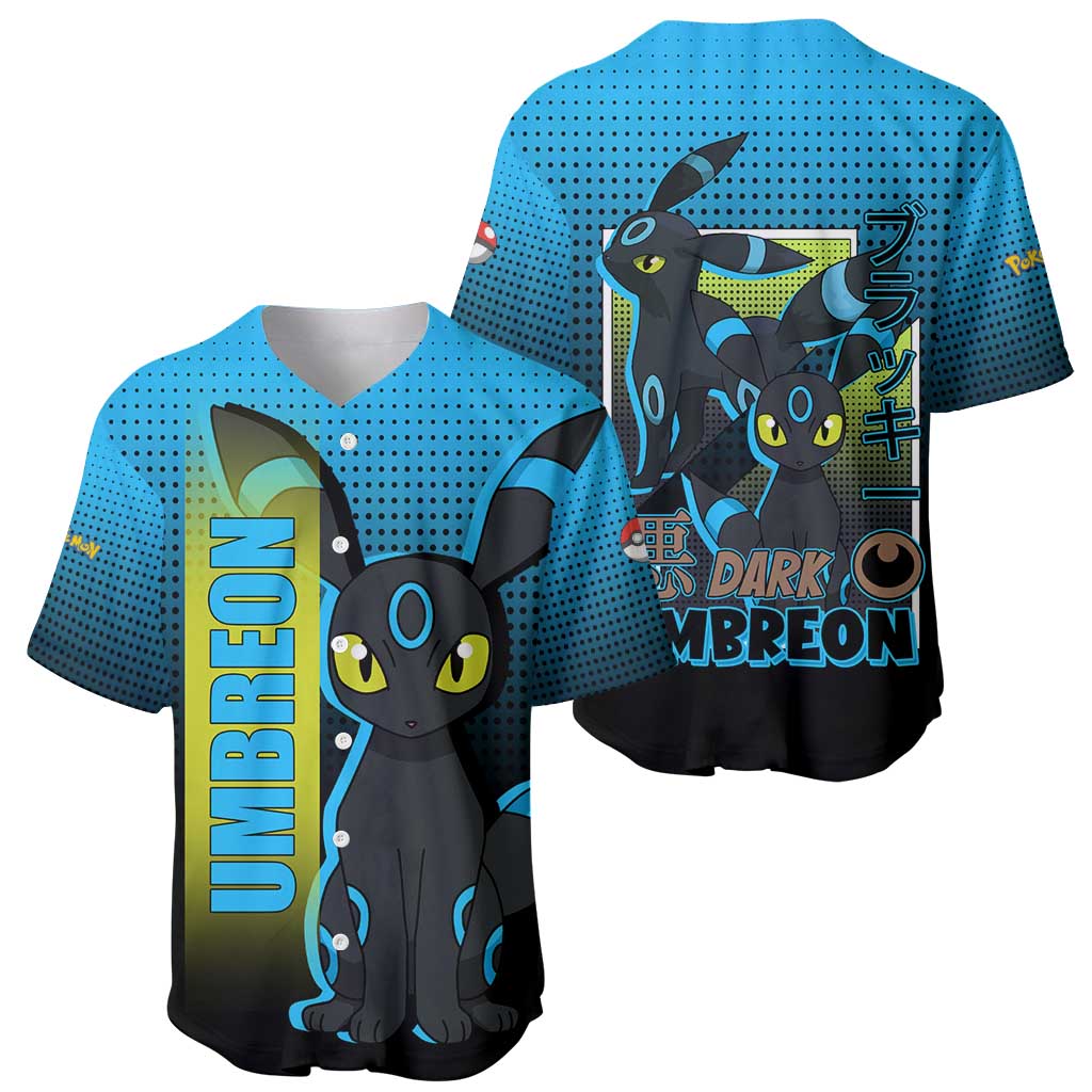 Umbreon Dark Power Stylish Baseball Jersey Umbreon Dark Power Stylish Baseball Jersey
