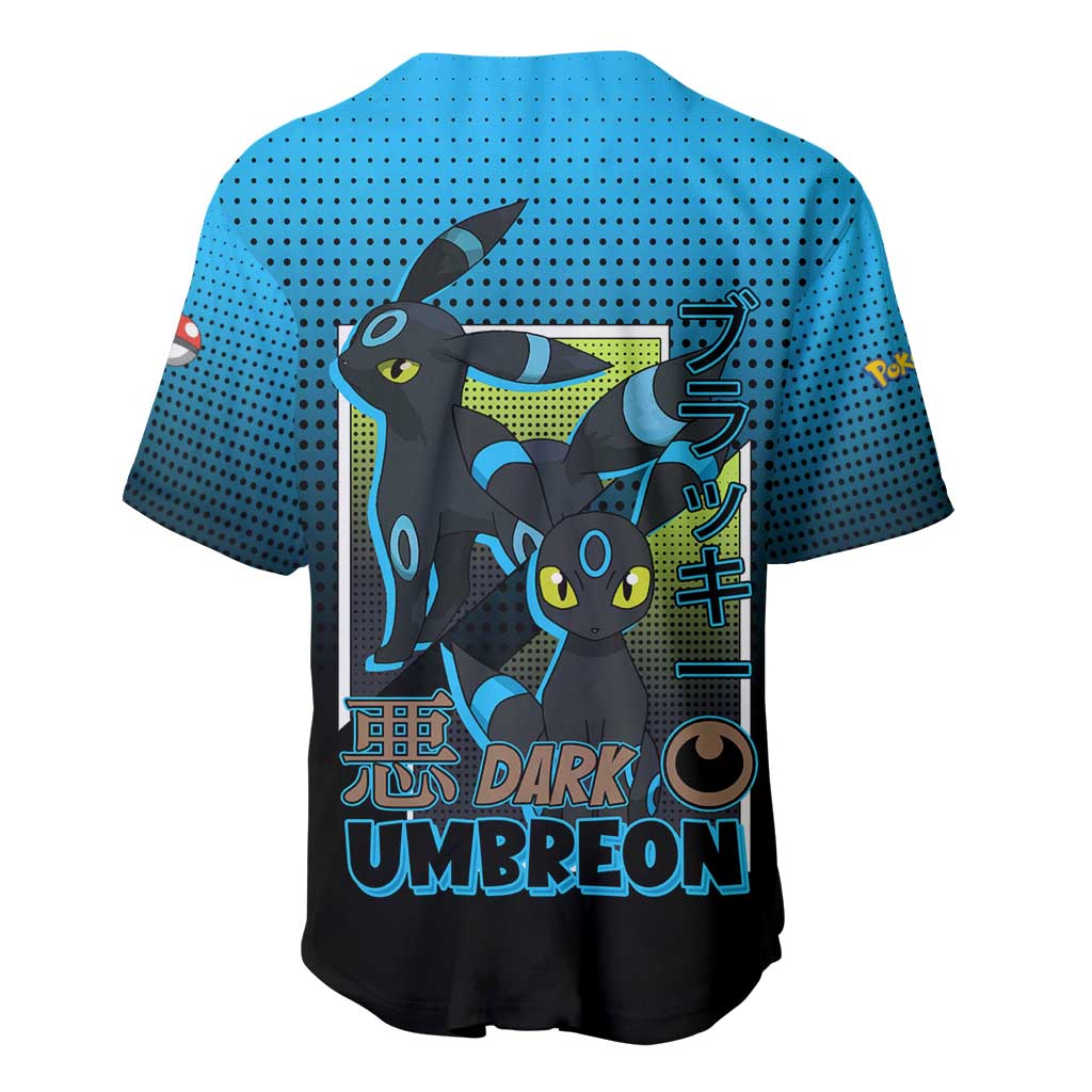 Umbreon Dark Power Stylish Baseball Jersey Umbreon Dark Power Stylish Baseball Jersey