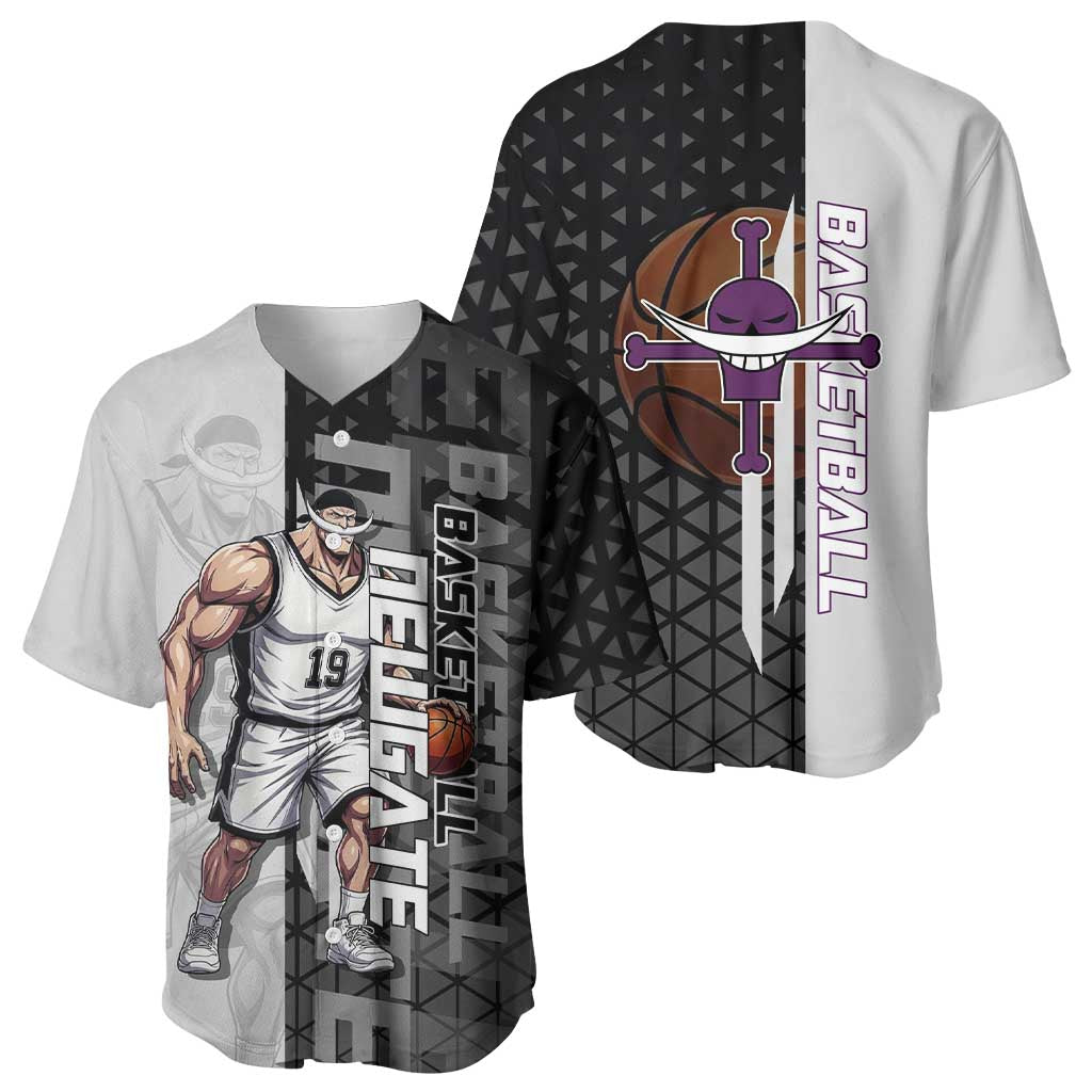 Whitebeard Newgate Crossed Moustache Emblem Baseball Jersey Whitebeard Newgate Crossed Moustache Emblem Baseball Jersey